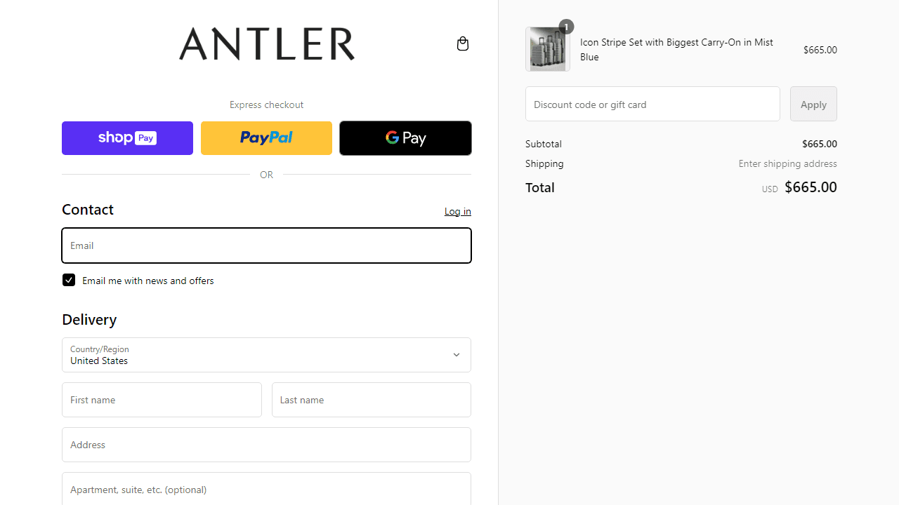 How to apply Antler coupon code